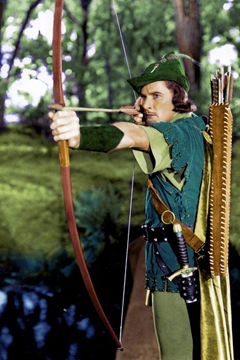 Errol Flynn - Robin Hood - první celebrita mimo zákon - Z filmu