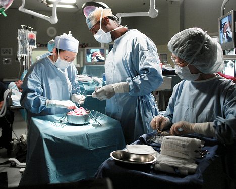 Sandra Oh, Isaiah Washington - Grey's Anatomy - Die jungen Ärzte - Von Schweinen und Hühnern - Filmfotos