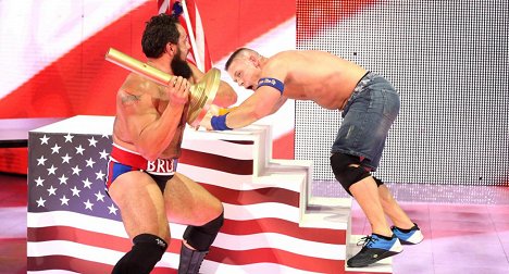 Miroslav Barnyashev, John Cena - WWE Battleground - Photos
