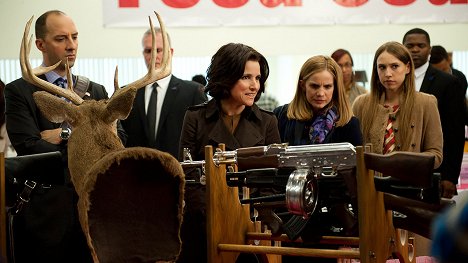 Tony Hale, Julia Louis-Dreyfus, Anna Chlumsky, Sarah Sutherland - Veep - Detroit - Photos