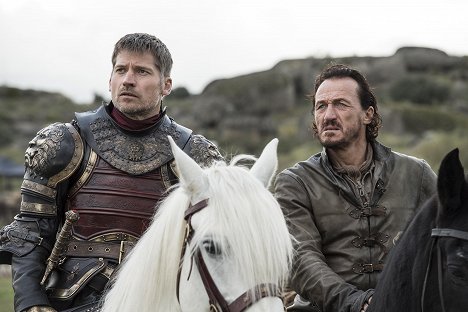 Nikolaj Coster-Waldau, Jerome Flynn - Game Of Thrones - Kriegsbeute - Filmfotos