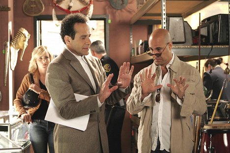 Traylor Howard, Tony Shalhoub, Stanley Tucci - Monk - Mr. Monk and the Actor - Photos