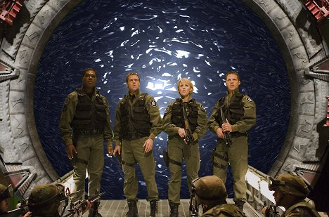 Christopher Judge, Michael Shanks, Amanda Tapping, Ben Browder - Stargate SG-1 - Ripple Effect - Photos