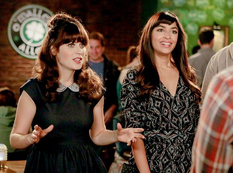 Zooey Deschanel, Hannah Simone - New Girl - Sechs Bars in fünf Stunden - Filmfotos