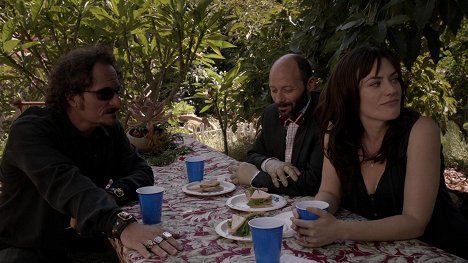 Kim Coates, Michael Ornstein, Maggie Siff - Sons of Anarchy - Family Recipe - Photos
