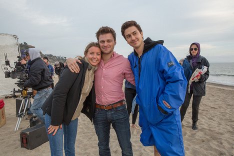 Hallie Meyers-Shyer, Jon Rudnitsky, Nat Wolff - Un coeur à prendre - Tournage