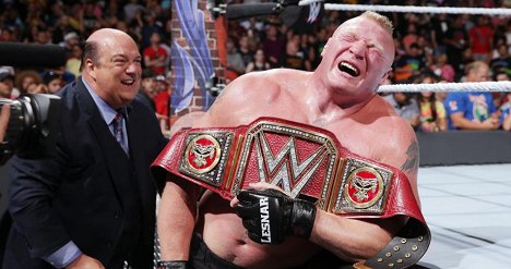 Paul Heyman, Brock Lesnar - WWE SummerSlam - Photos