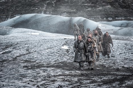 Iain Glen, Kit Harington, Rory McCann, Paul Kaye - Game of Thrones - Beyond the Wall - Van film