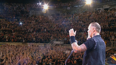 James Hetfield - Metallica - koncert v Nimes - Z filmu