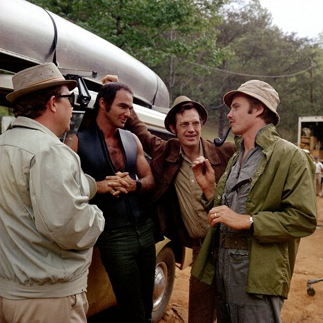 Ned Beatty, Burt Reynolds, Ronny Cox, Jon Voight - Syvä joki - Kuvat kuvauksista