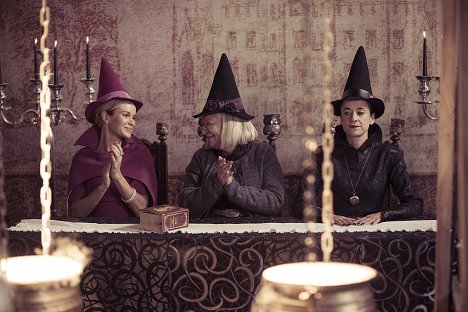 Amanda Holden, Clare Higgins, Raquel Cassidy - The Worst Witch - Spelling Bee - Photos