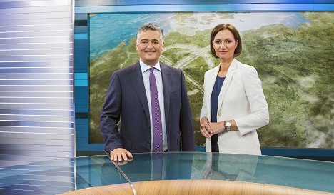 Matthias Fornoff, Bettina Schausten - Wahl 2017 im ZDF: Bundestagswahl 2017 - Promoción