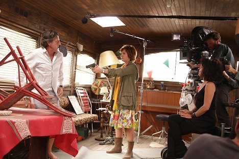 Daniel Auteuil, Medeea Marinescu, Isabelle Mergault - Donnant, donnant - Making of