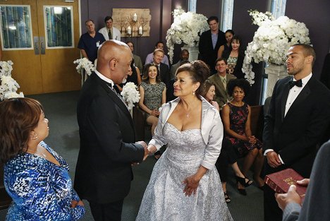 Chandra Wilson, James Pickens Jr., Caterina Scorsone, Kevin McKidd, Debbie Allen, Ellen Pompeo, Kelly McCreary, Jesse Williams - Grey's Anatomy - ... La vie reprend - Film