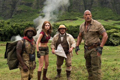 Kevin Hart, Karen Gillan, Jack Black, Dwayne Johnson - Jumanji: Welcome to the Jungle - Kuvat elokuvasta