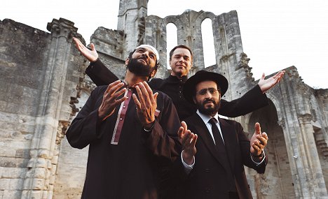 Ramzy Bedia, Guillaume de Tonquédec, Jonathan Cohen - Ein Lied in Gottes Ohr - Werbefoto