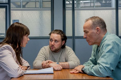 Felicitas Woll, Daniel Harrich, Heiner Lauterbach - Ein schmaler Grat - Tournage