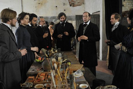 Stefan Konarske, Vicky Krieps, August Diehl, Olivier Gourmet - The Young Karl Marx - Photos