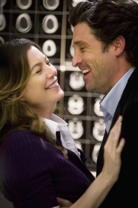 Ellen Pompeo, Patrick Dempsey - Grey's Anatomy - Elevator Love Letter - Photos