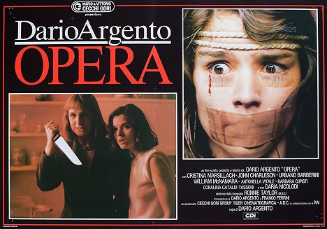 Daria Nicolodi, Cristina Marsillach - Terror en la ópera - Fotocromos