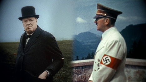 Winston Churchill, Adolf Hitler - Hitler et Churchill : Le combat de l'aigle et du lion - De la película