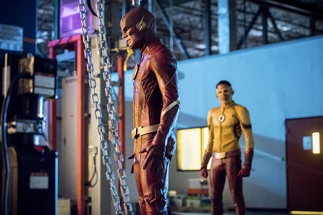 Grant Gustin, Keiynan Lonsdale - The Flash - Antikörper - Filmfotos