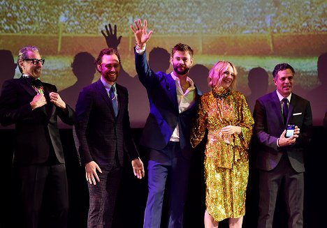 The World Premiere of Marvel Studios' "Thor: Ragnarok" at the El Capitan Theatre on October 10, 2017 in Hollywood, California - Jeff Goldblum, Tom Hiddleston, Chris Hemsworth, Cate Blanchett, Mark Ruffalo - Thor 3 - Tag der Entscheidung - Veranstaltungen