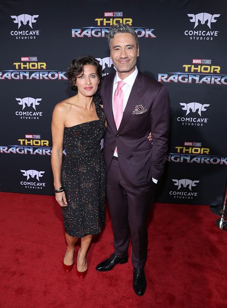 The World Premiere of Marvel Studios' "Thor: Ragnarok" at the El Capitan Theatre on October 10, 2017 in Hollywood, California - Chelsea Winstanley, Taika Waititi