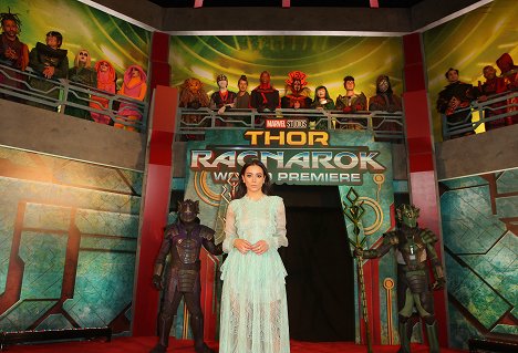 The World Premiere of Marvel Studios' "Thor: Ragnarok" at the El Capitan Theatre on October 10, 2017 in Hollywood, California - Chloe Bennet - Thor: Ragnarok - Events