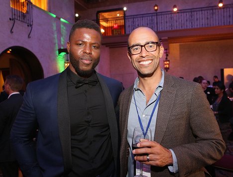 The World Premiere of Marvel Studios' "Thor: Ragnarok" at the El Capitan Theatre on October 10, 2017 in Hollywood, California - Winston Duke, Nate Moore