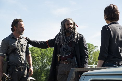 Andrew Lincoln, Khary Payton - The Walking Dead - Erster Kampf - Filmfotos
