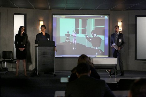 Paget Brewster, Joe Mantegna, Damon Gupton - Criminal Minds - Carbonara mit dem Mörder - Filmfotos