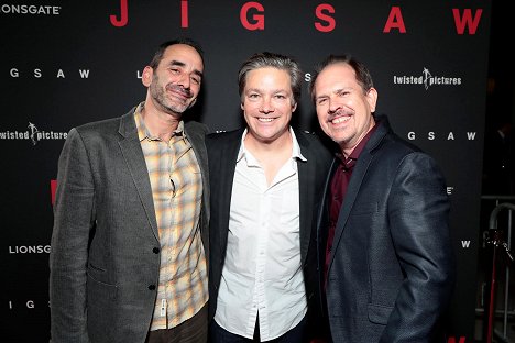 Premiere of Lionsgate's Jigsaw - Pete Goldfinger, Oren Koules, Josh Stolberg - Fűrész: Újra játékban - Rendezvények