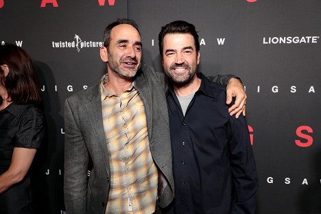 Premiere of Lionsgate's Jigsaw - Pete Goldfinger, Ron Livingston - Jigsaw - Events