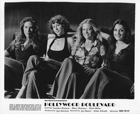 Mary Woronov, Tara Strohmeier, Candice Rialson, Rita George - Hollywood Boulevard - Lobbykarten