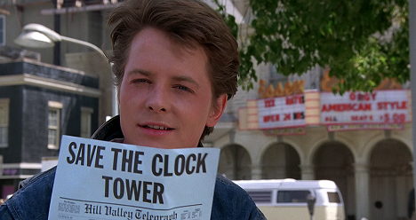 Michael J. Fox - Back to the Future - Van film