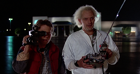 Michael J. Fox, Christopher Lloyd - Zurück in die Zukunft - Filmfotos