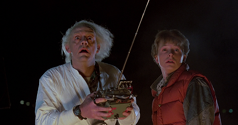 Christopher Lloyd, Michael J. Fox - Back to the Future - Photos