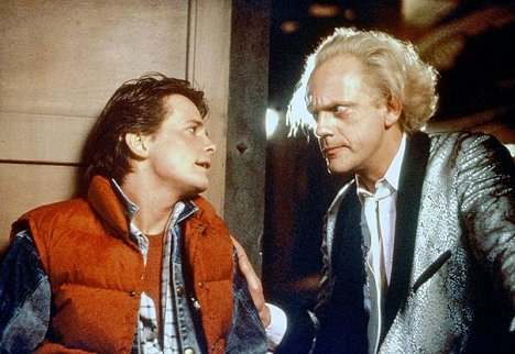 Michael J. Fox, Christopher Lloyd - Vissza a jövőbe - Filmfotók