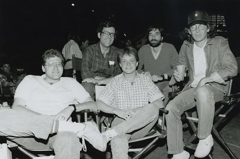 Robert Zemeckis, Bob Gale, Michael J. Fox, Neil Canton, Steven Spielberg - Návrat do budoucnosti - Z natáčení