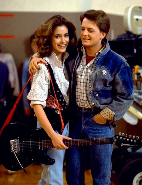 Claudia Wells, Michael J. Fox - Back to the Future - Making of