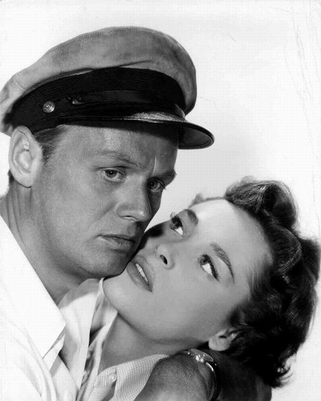 Richard Widmark, Bella Darvi - Inferno - Werbefoto