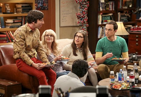 Simon Helberg, Melissa Rauch, Mayim Bialik, Jim Parsons - The Big Bang Theory - The Collaboration Contamination - Van film