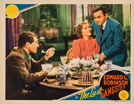 Lionel Stander, Rose Stradner, Edward G. Robinson - The Last Gangster - Lobby Cards