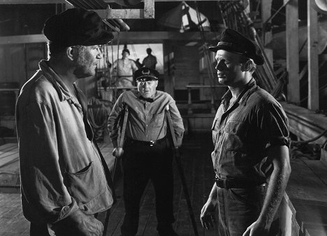 Jay C. Flippen, Lionel Barrymore, Richard Widmark - Down to the Sea in Ships - Photos