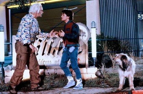 Christopher Lloyd, Michael J. Fox - Zurück in die Zukunft - Teil II - Filmfotos