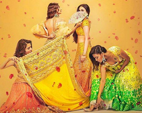 Shikha Talsania, Sonam Kapoor, Kareena Kapoor, Swara Bhaskar - Veere Di Wedding - Promóció fotók