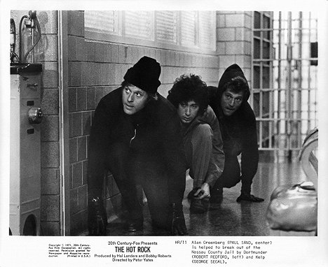 Robert Redford, Paul Sand, George Segal - The Hot Rock - Lobby karty