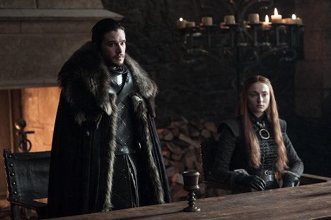 Kit Harington, Sophie Turner - Game Of Thrones - Drachenstein - Filmfotos