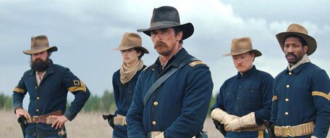 Rory Cochrane, Timothée Chalamet, Christian Bale, Jesse Plemons, Jonathan Majors - Hostiles - Photos